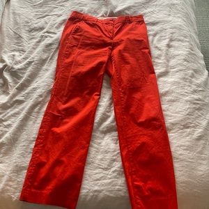 J. Crew Factory Red Wide Leg Pants